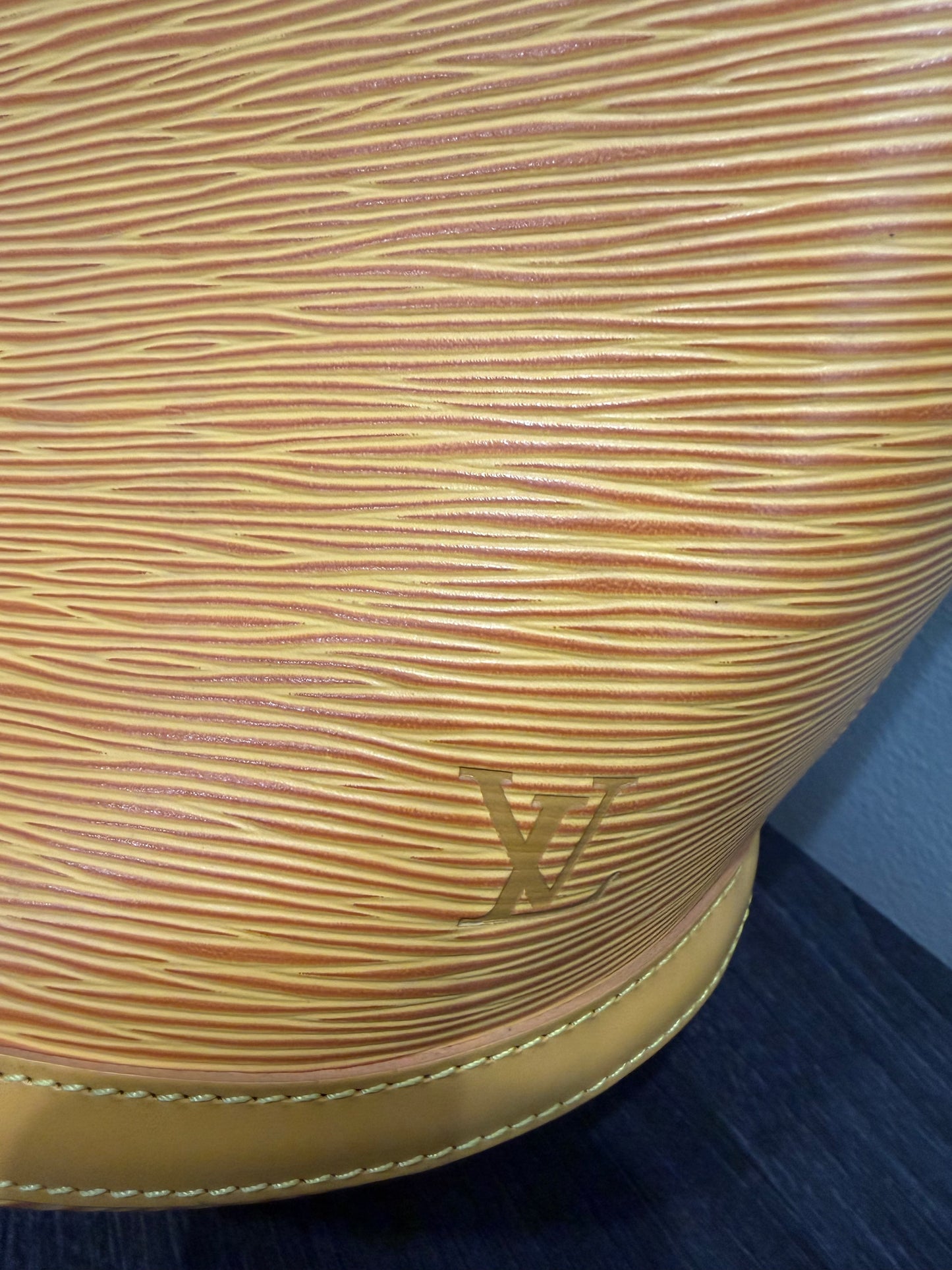 #8212 LOUIS VUITTON Yellow Epi Saint Jacques GM