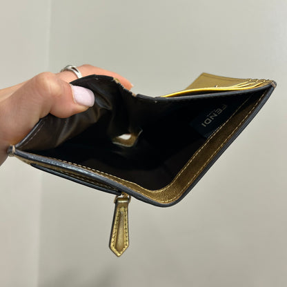 SOLD! Fendi Metallic Wallet