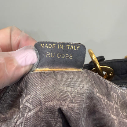 #112 CHRISTIAN DIOR Lady Black Cannage