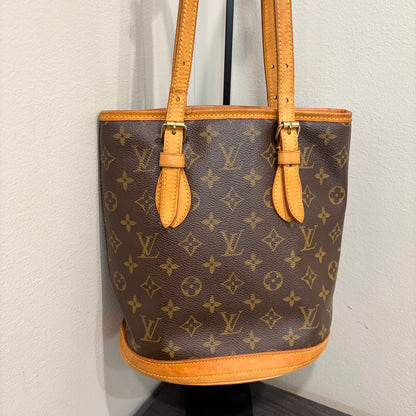 #1710 LOUIS VUITTON Monogram Bucket PM