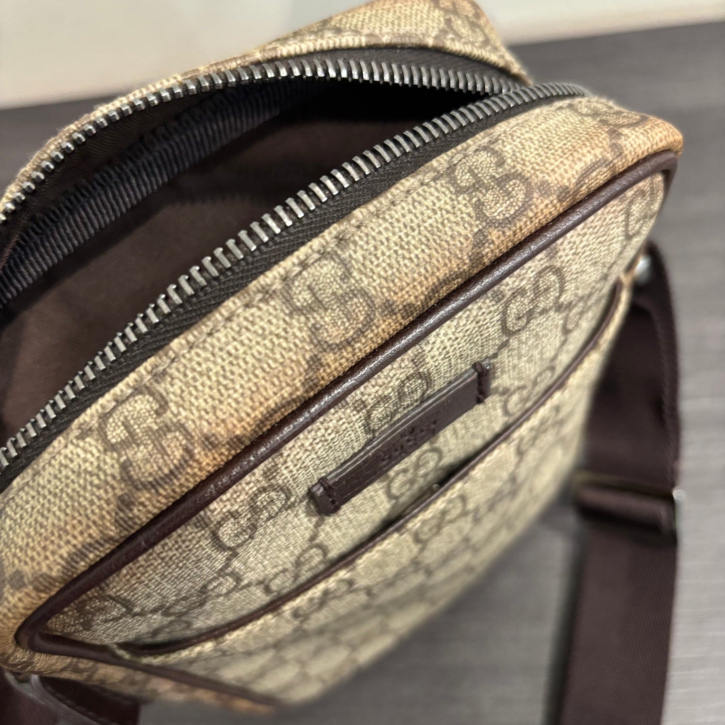 1110 GUCCI Brown Crossbody