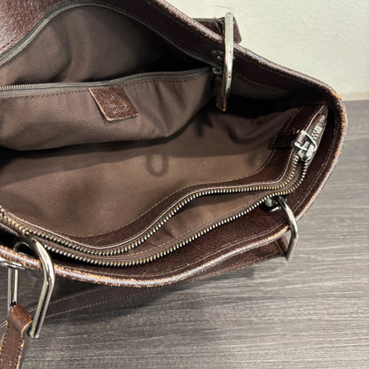 8871 GUCCI Brown Canvas Eclipse Tote