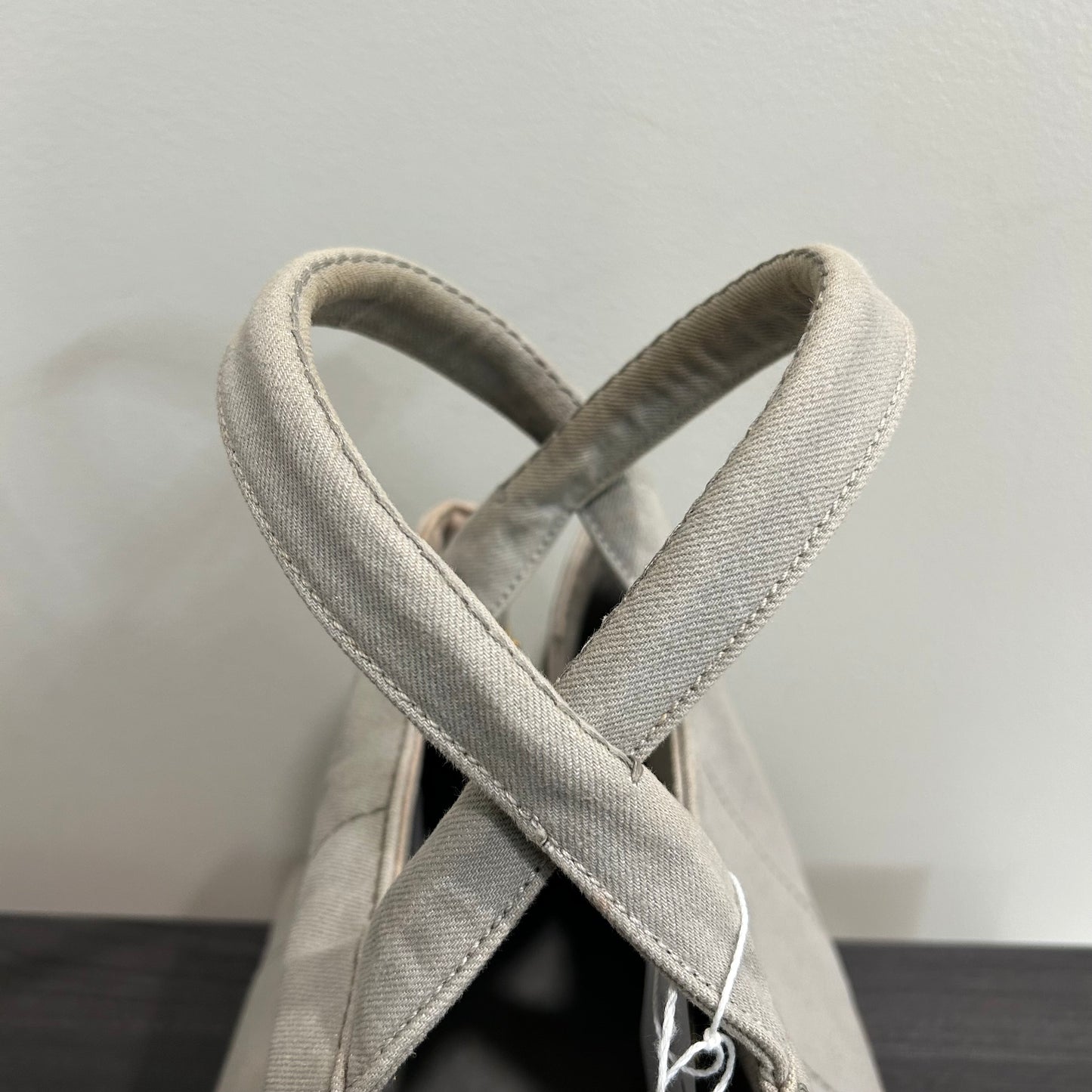 CLEARANCE #817 PRADA Canapa Tote Medium - Grey