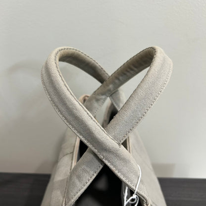 CLEARANCE #817 PRADA Canapa Tote Medium - Grey