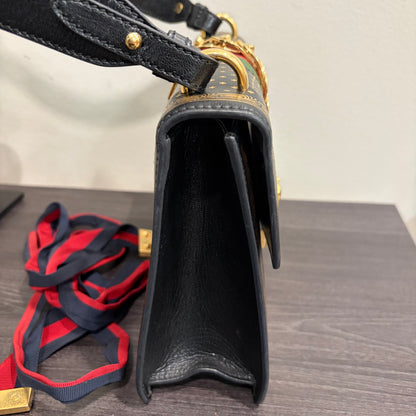 8892 GUCCI Black Printed Sylvie