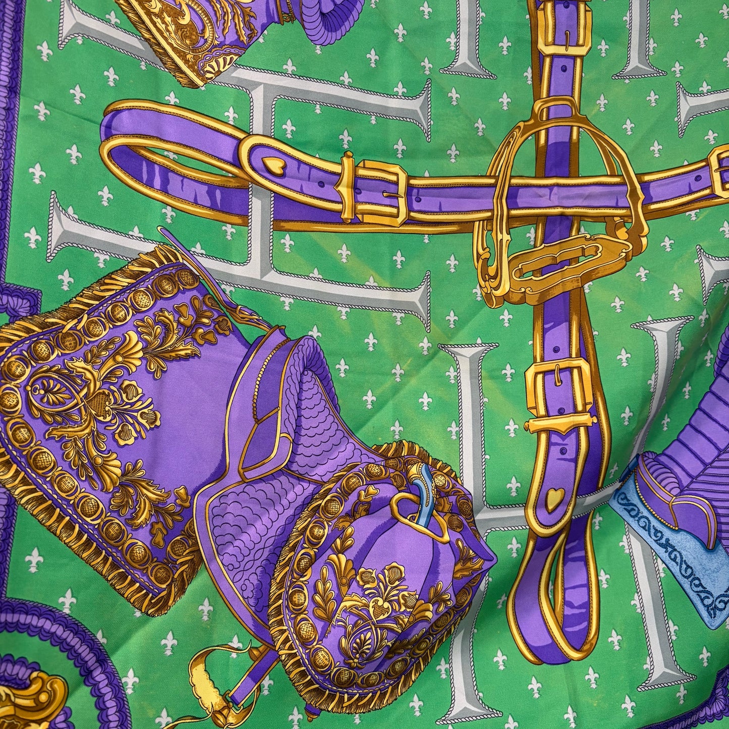 #8235 HERMES 90cm Silk Scarf