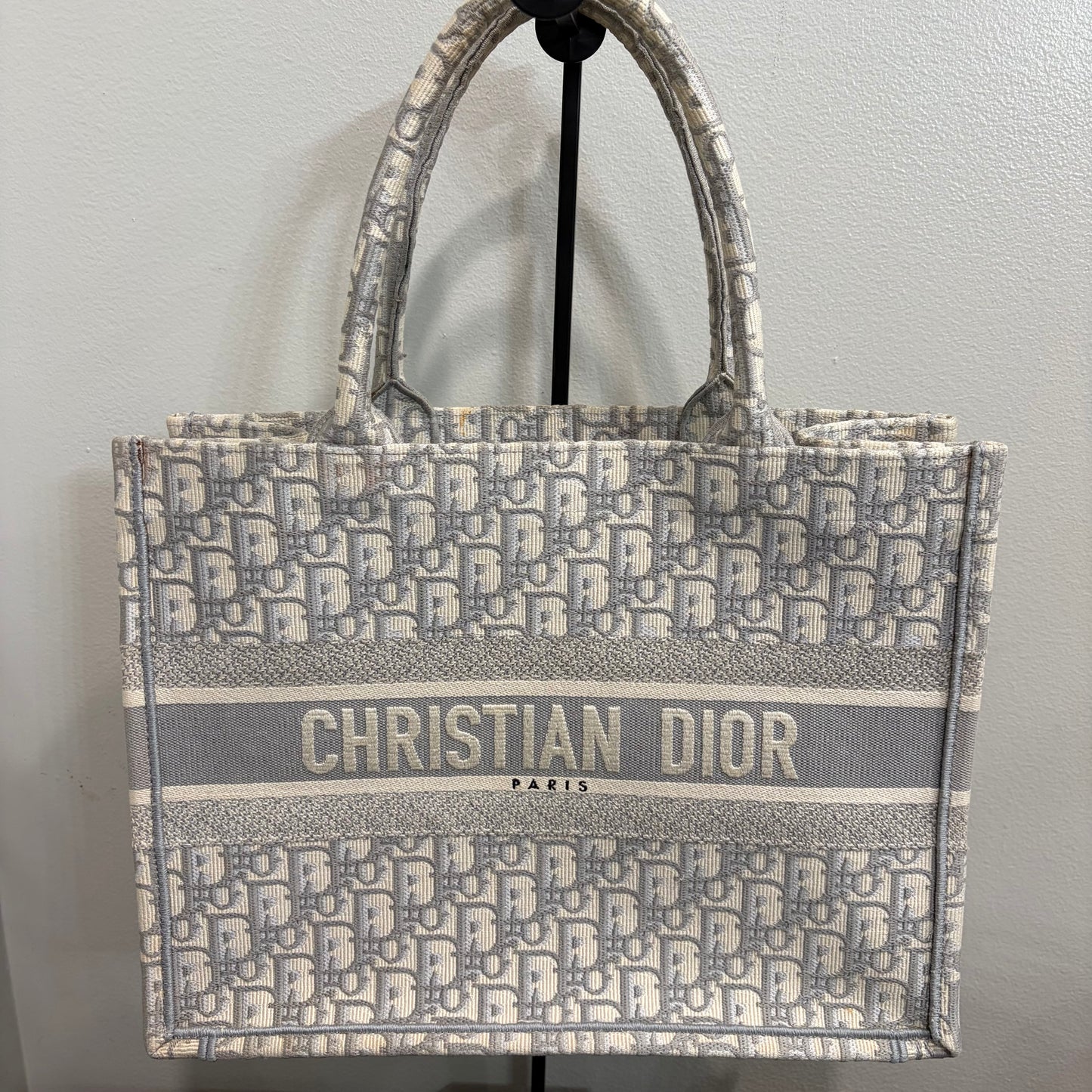 8898 CHRISTIAN DIOR Oblique Medium Book Tote MSRP $3450