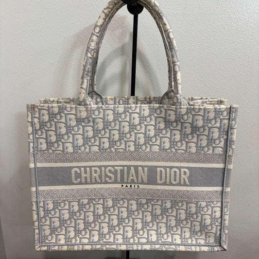 8898 CHRISTIAN DIOR Oblique Medium Book Tote MSRP $3450