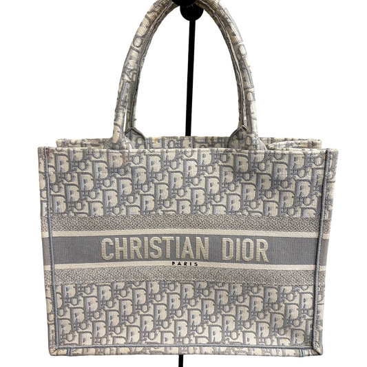 8898 CHRISTIAN DIOR Oblique Medium Book Tote MSRP $3450