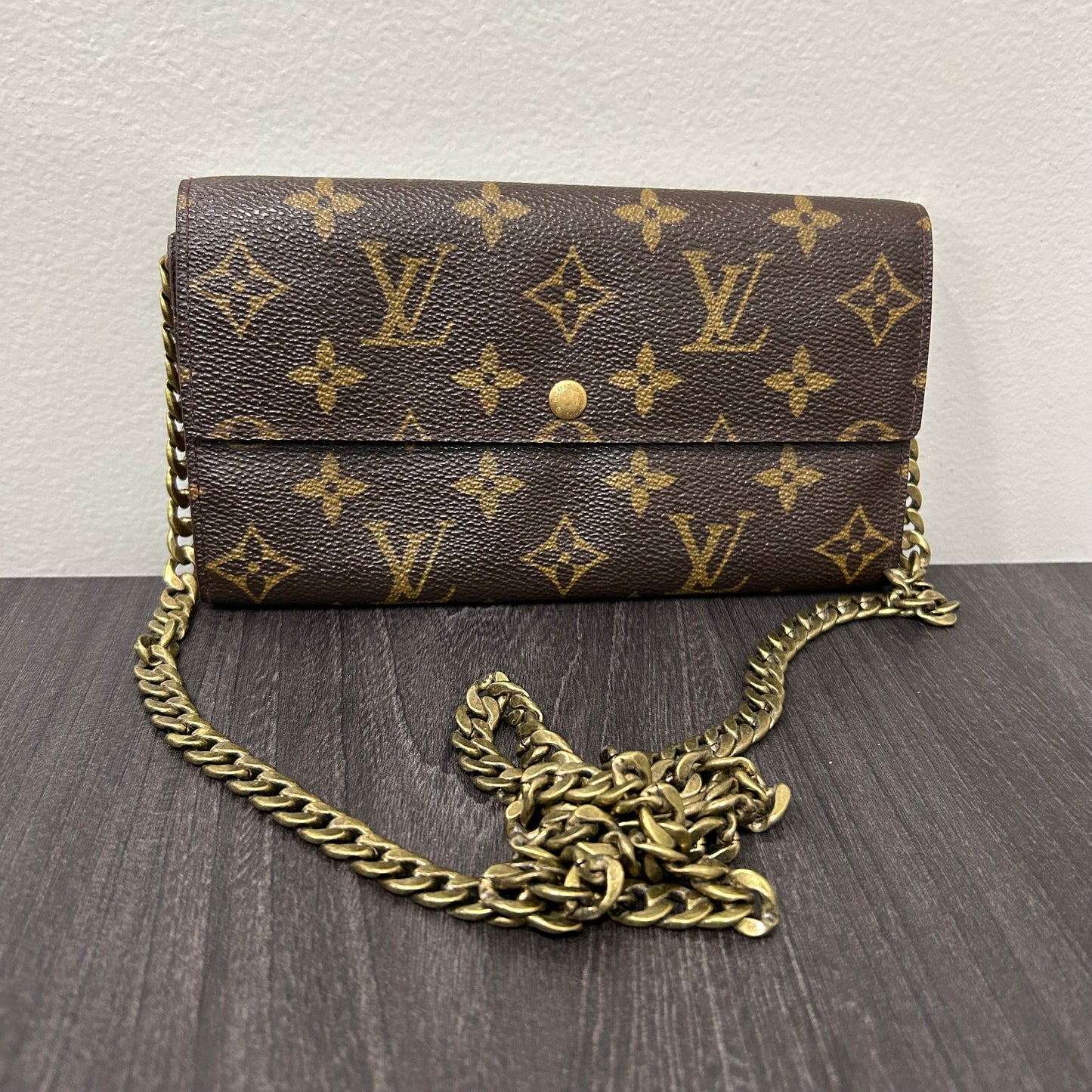 SOLD! Louis Vuitton Wallet w/ Chain