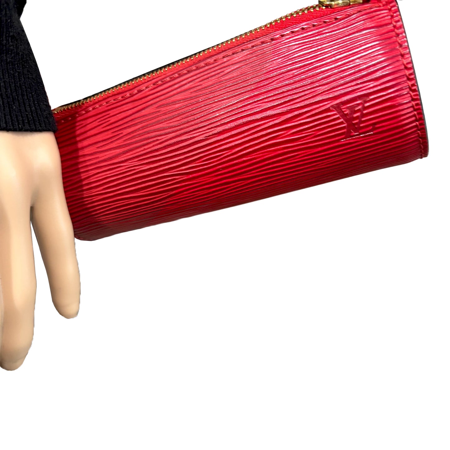 8869 LOUIS VUITTON Red Epi Leather Mini Papillon