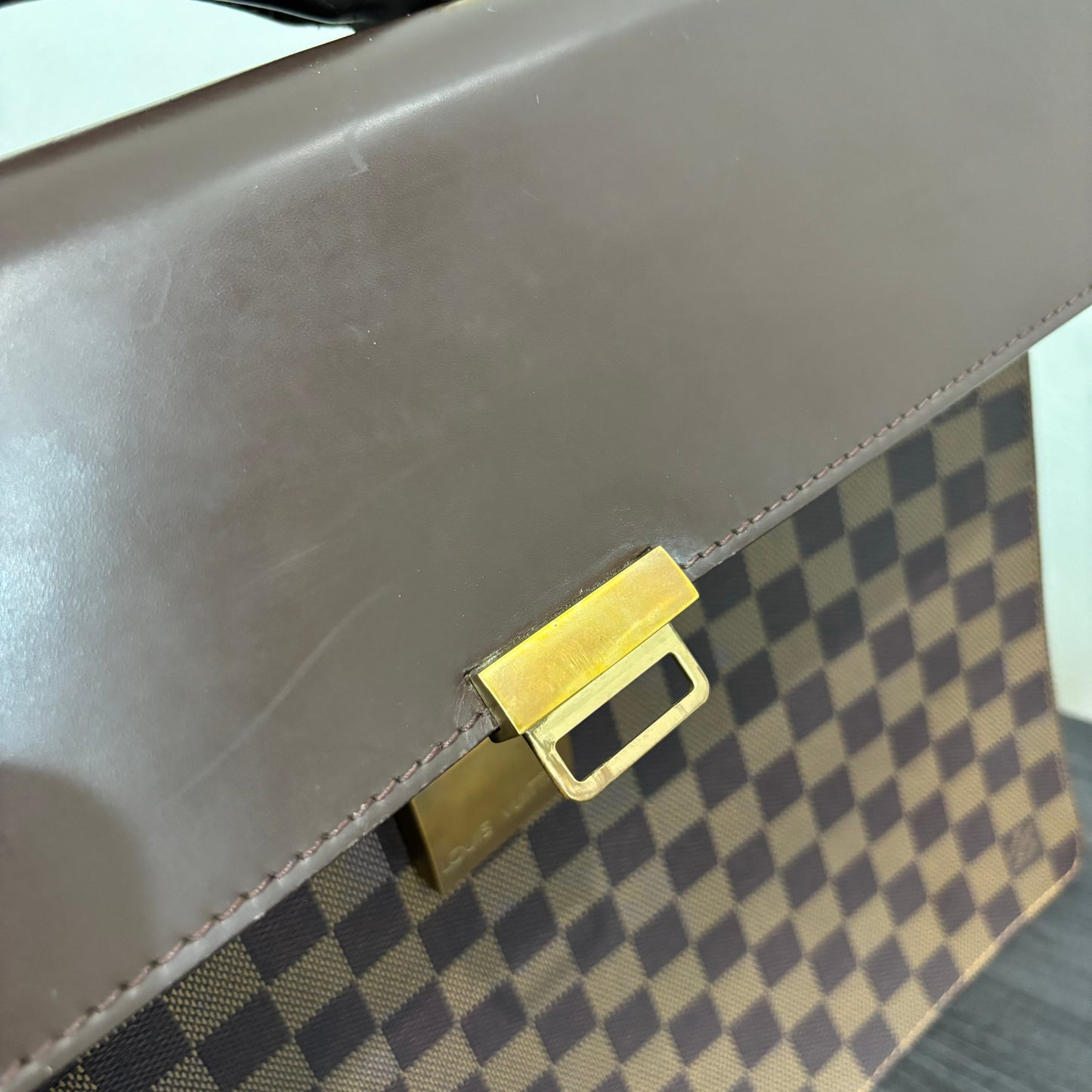 #338 LOUIS VUITTON Damier Altona PM Briefcase