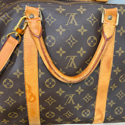 #1114 LOUIS VUITTON Monogram Keepall 60 Bandouliere