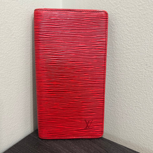 SOLD! Louis Vuitton Epi Checkbook Wallet