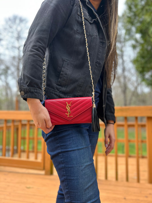 FRIDAY DEAL🔥 YSL Caviar Cassandra Wallet  *Extra 50% Off for Subscribers*