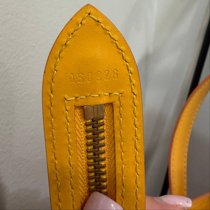 #8212 LOUIS VUITTON Yellow Epi Saint Jacques GM