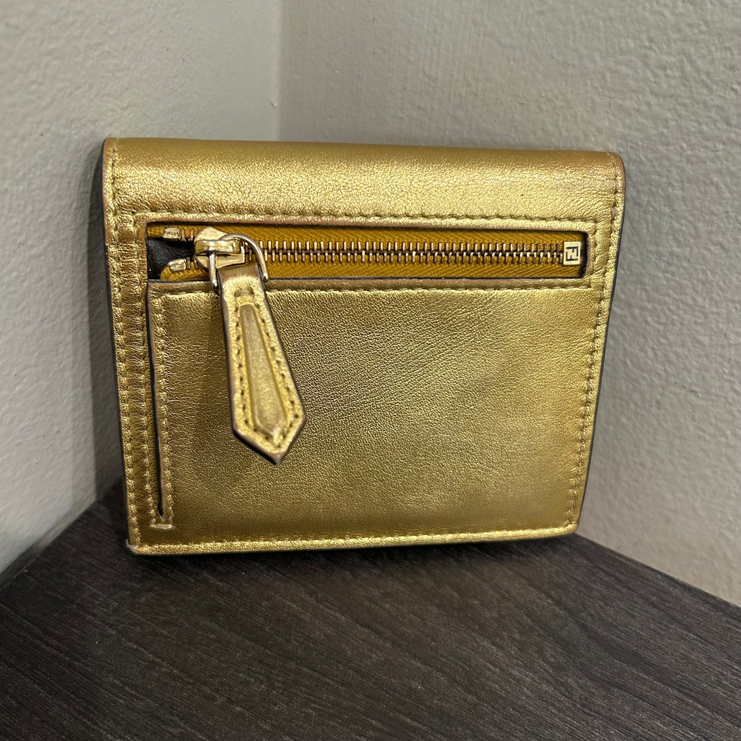 SOLD! Fendi Metallic Wallet