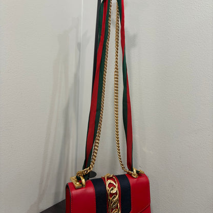 #8205 GUCCI Mini Red Sylvie