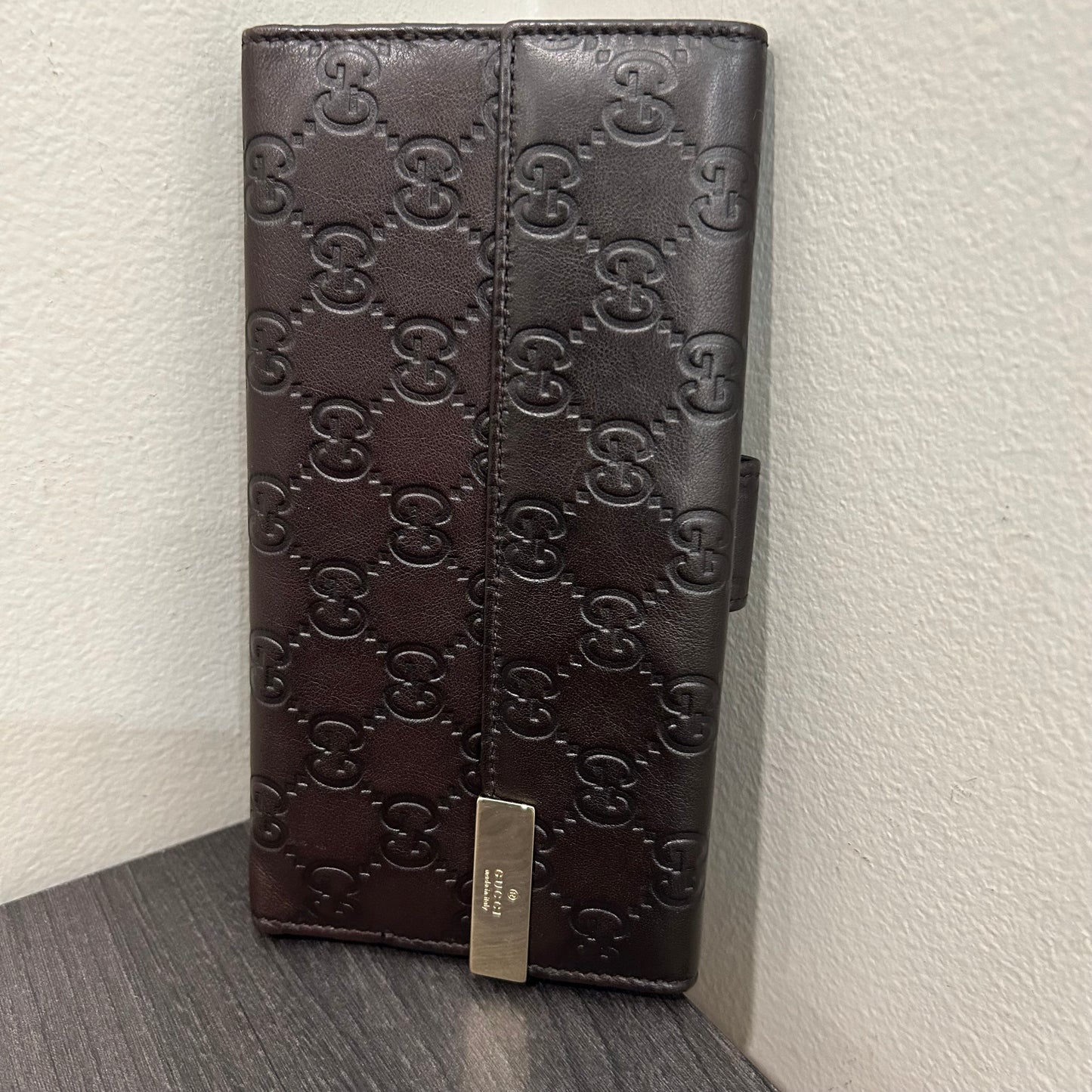 #179 GUCCI Guccissima Long Wallet