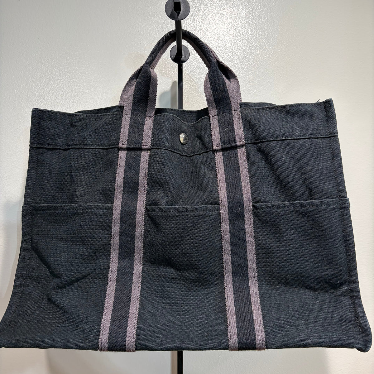 #105 HERMES Black Tote