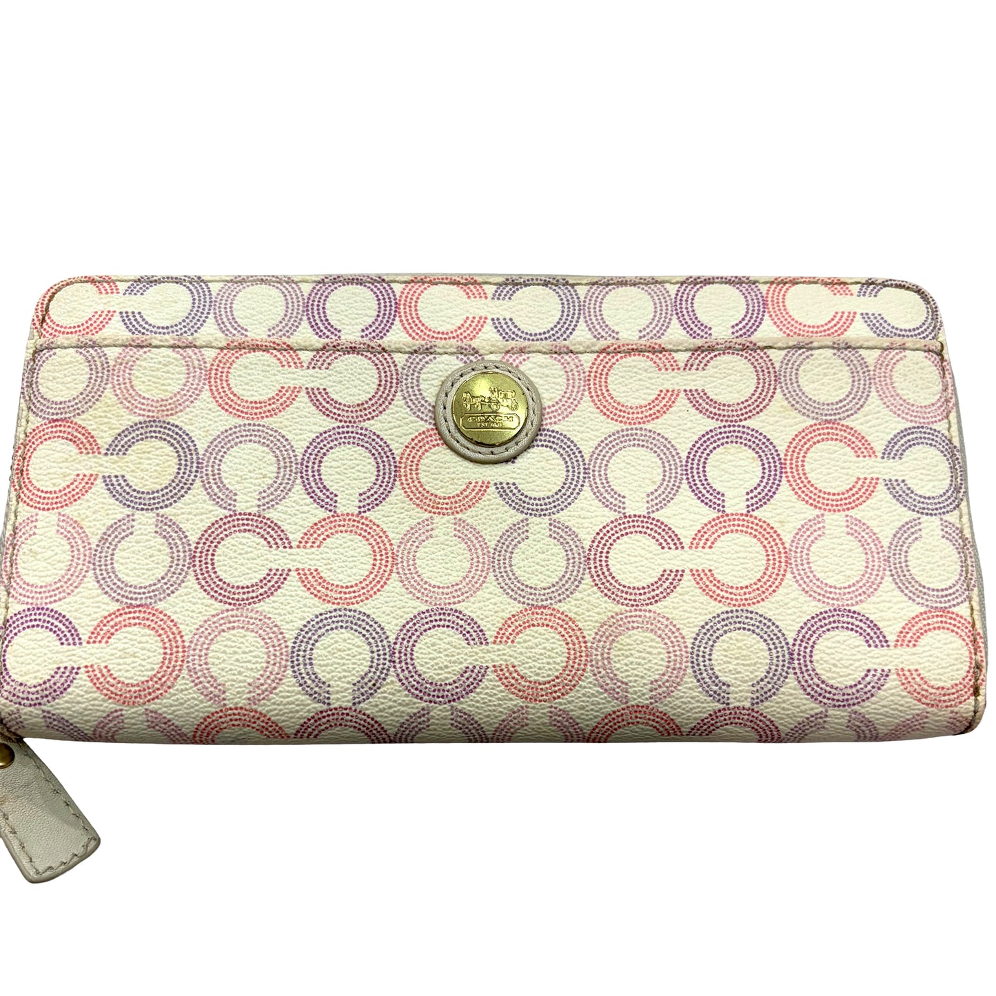 1215-08 COACH Zip Wallet