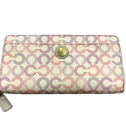 1215-08 COACH Zip Wallet