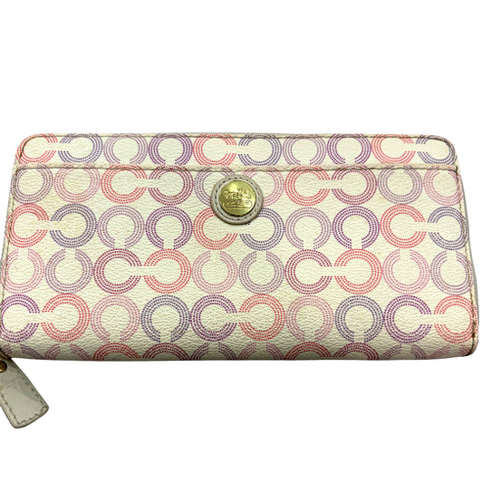 1215-08 COACH Zip Wallet