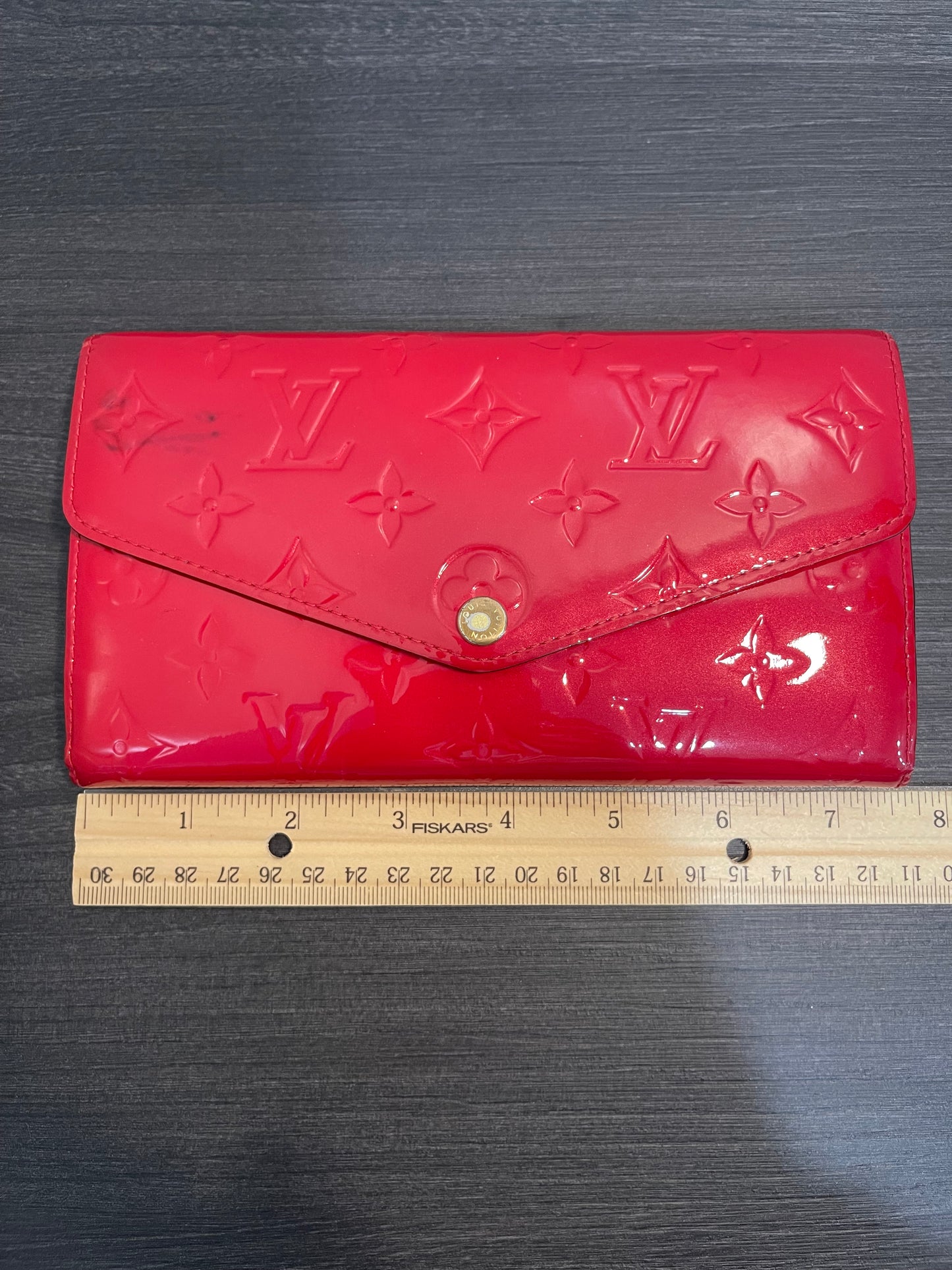 SOLD! 5 Piece Louis Vuitton Vernis Wallet Set