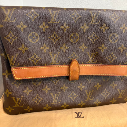 #8006 LOUIS VUITTON Monogram Vintage Pochette Pliante (RARE!)