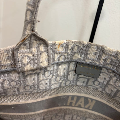 8898 CHRISTIAN DIOR Oblique Medium Book Tote MSRP $3450