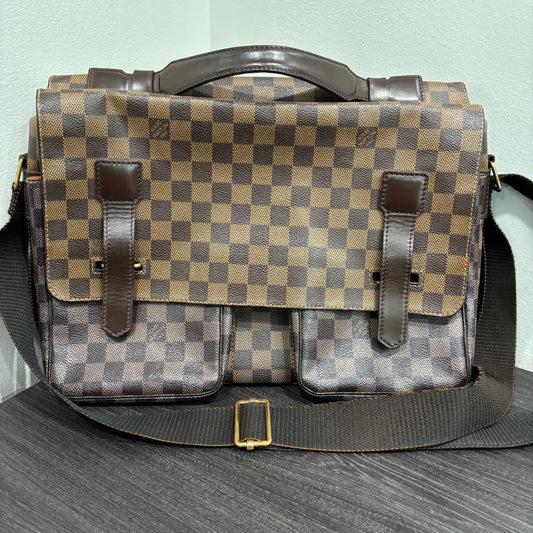 #345 LOUIS VUITTON Damier Business 2way Bag
