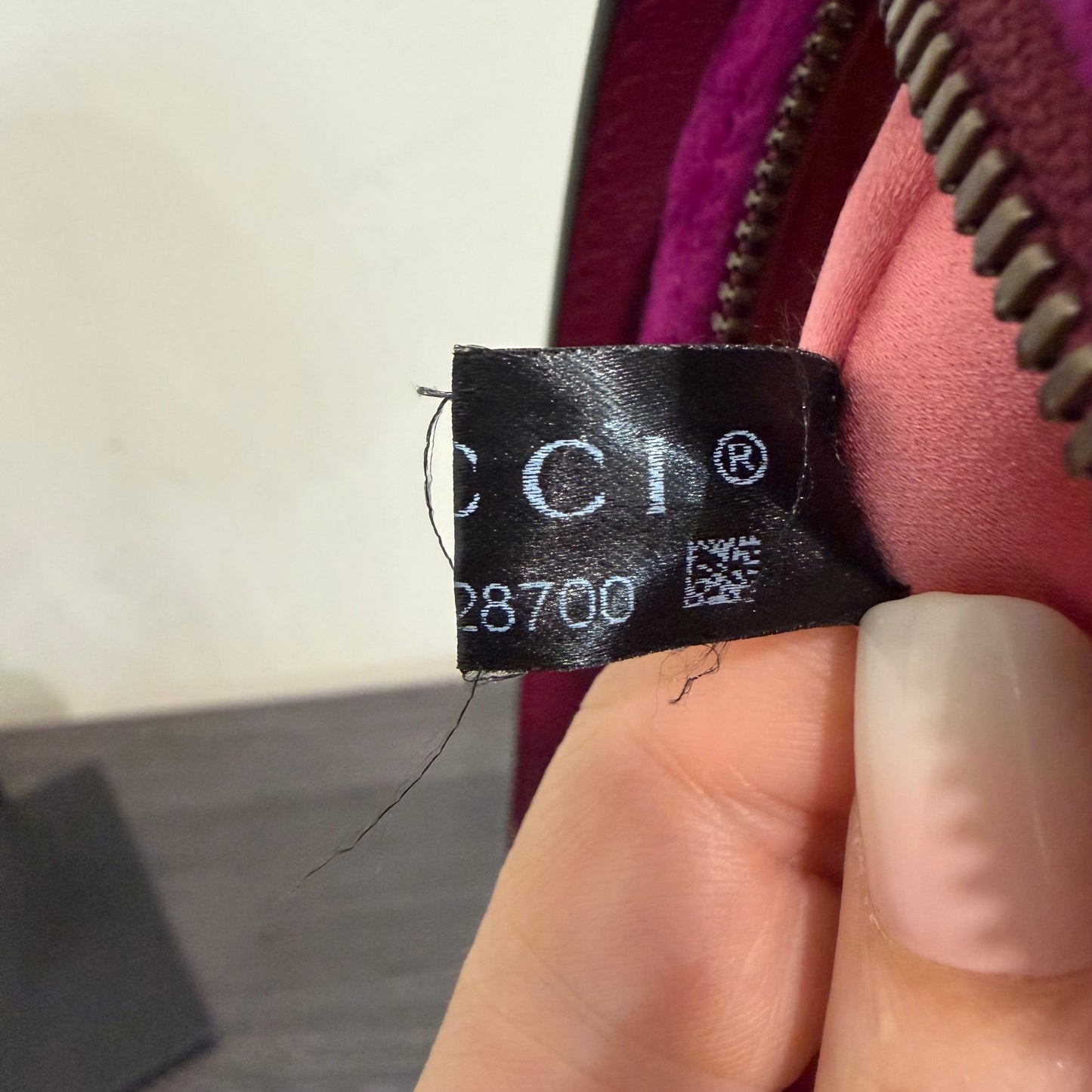 8893 GUCCI Purple GG Marmont Belt Bag Matelasse Velvet MSRP $980