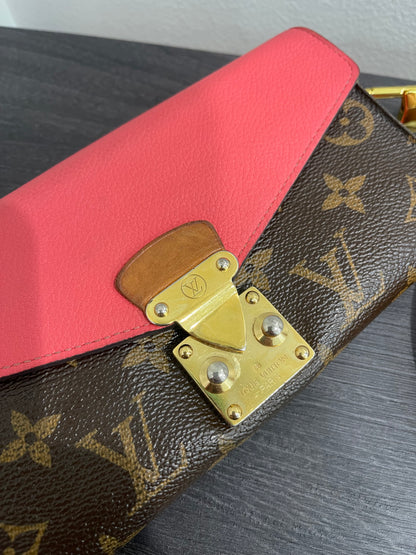 Louis Vuitton Monogram Rose Pallas Wallet & Storage Box