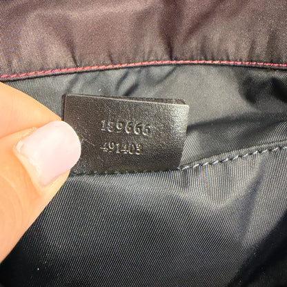 #9110 GUCCI Vintage Synthetic Laptop Satchel