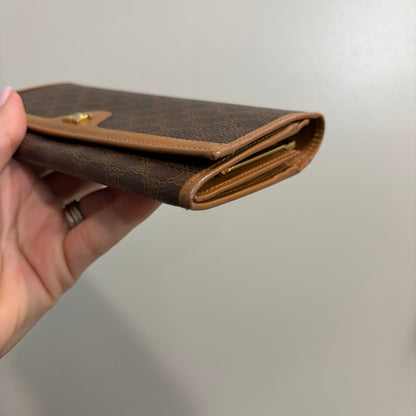 #1703 CELINE Macadam Long Wallet