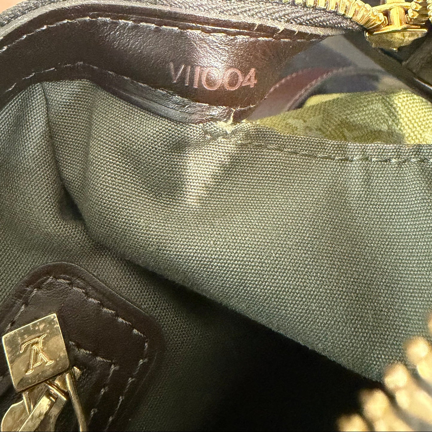 8847 LOUIS VUITTON Green MiniLin Josephine