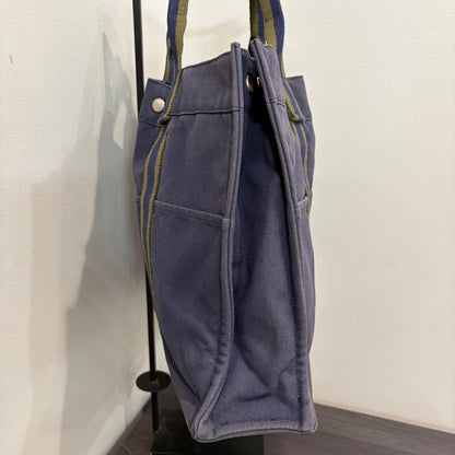 #3223 HERMES Blue Ligne Tote