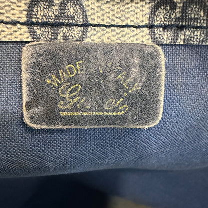 1215-05 GUCCI Large Navy Blue Tote