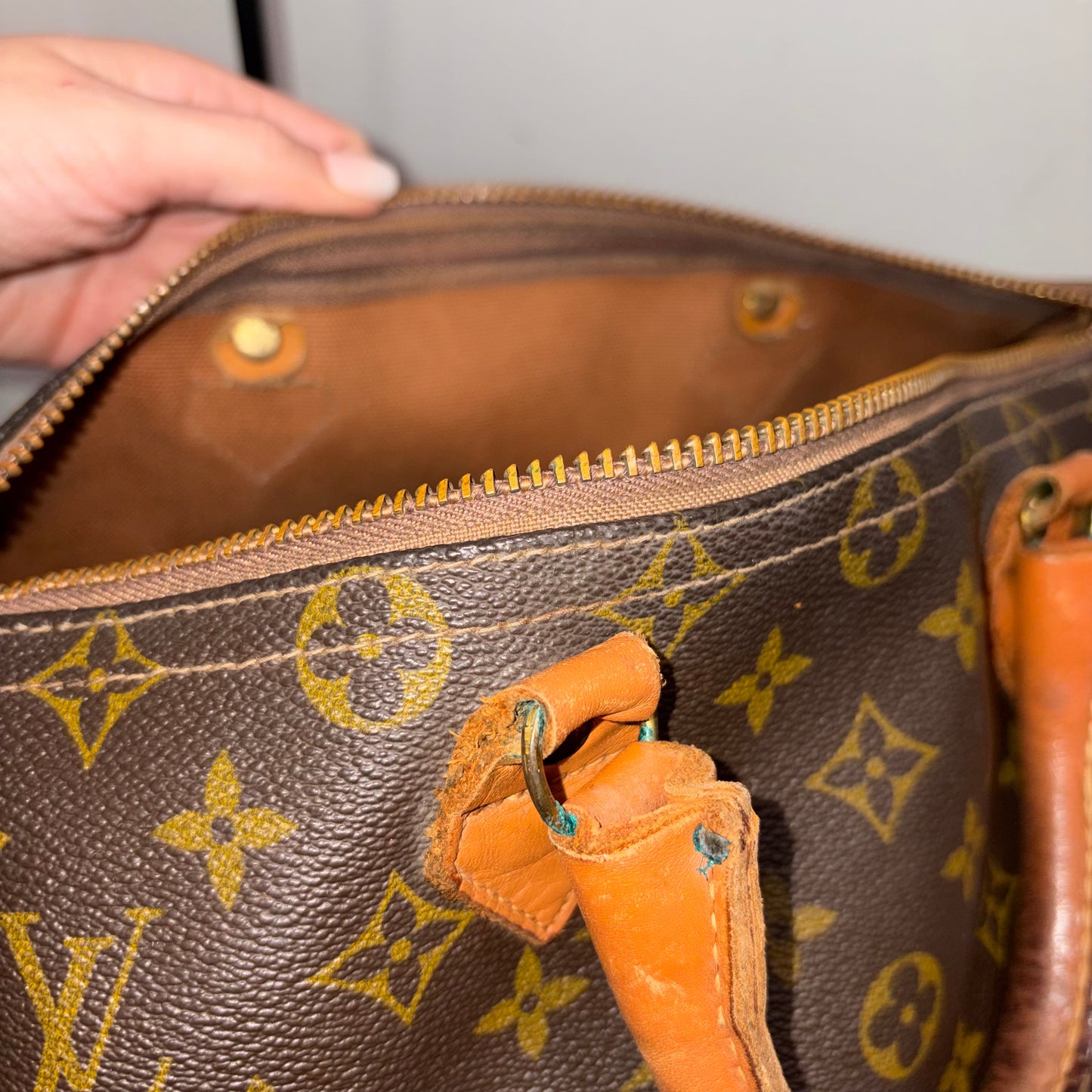 8896 LOUIS VUITTON Rare Vintage Monogram Speedy 30