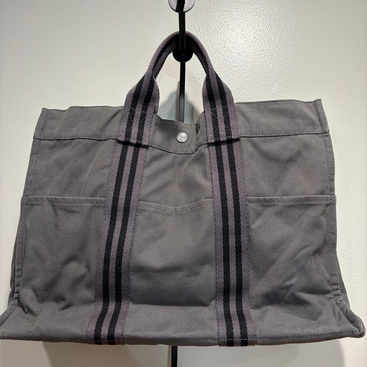 #104 HERMES Grey Tote
