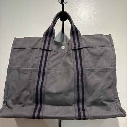 #104 HERMES Grey Tote