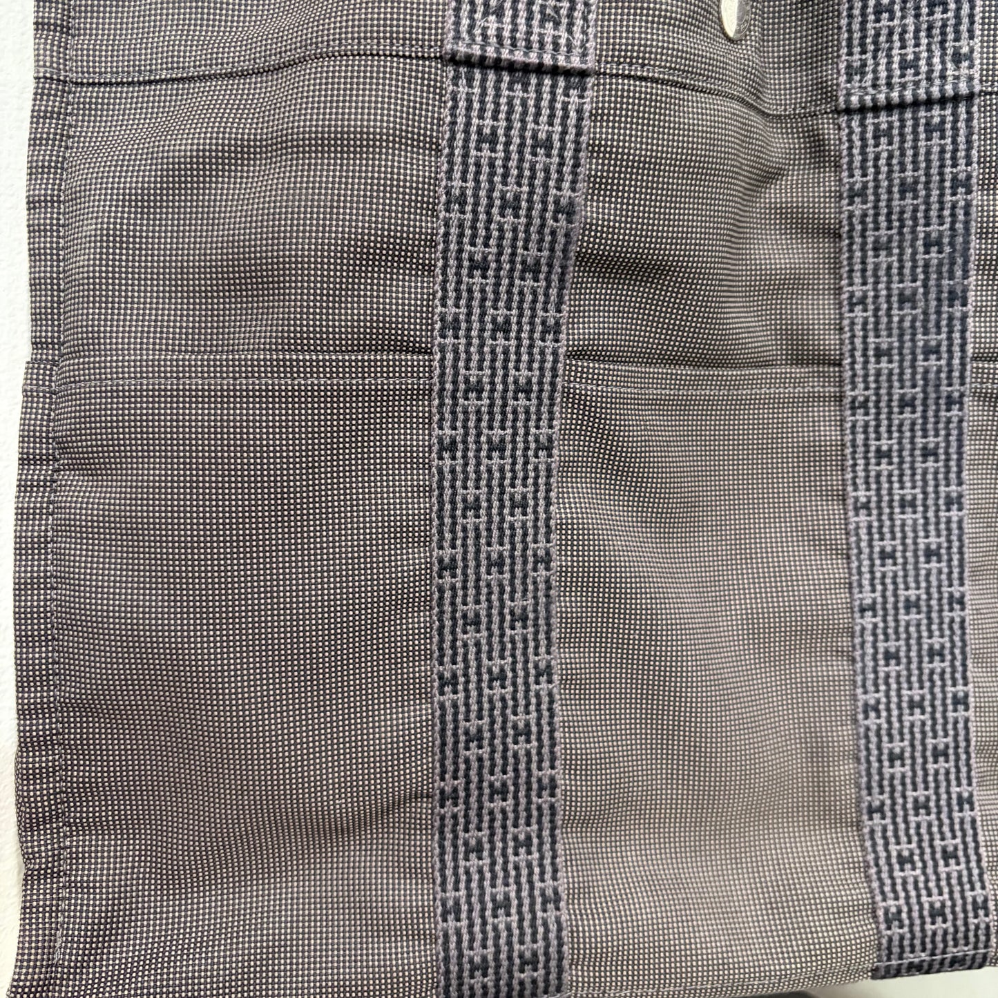 #3224 HERMES Gray Ligne Tote