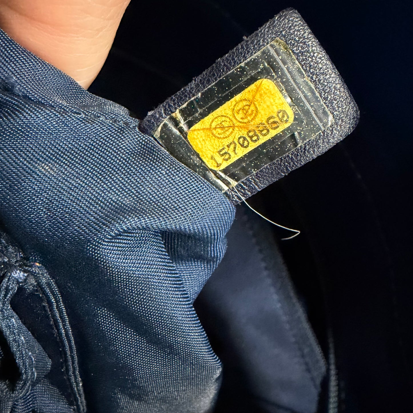 8894 CHANEL Quilted Navy Biarritz Tote