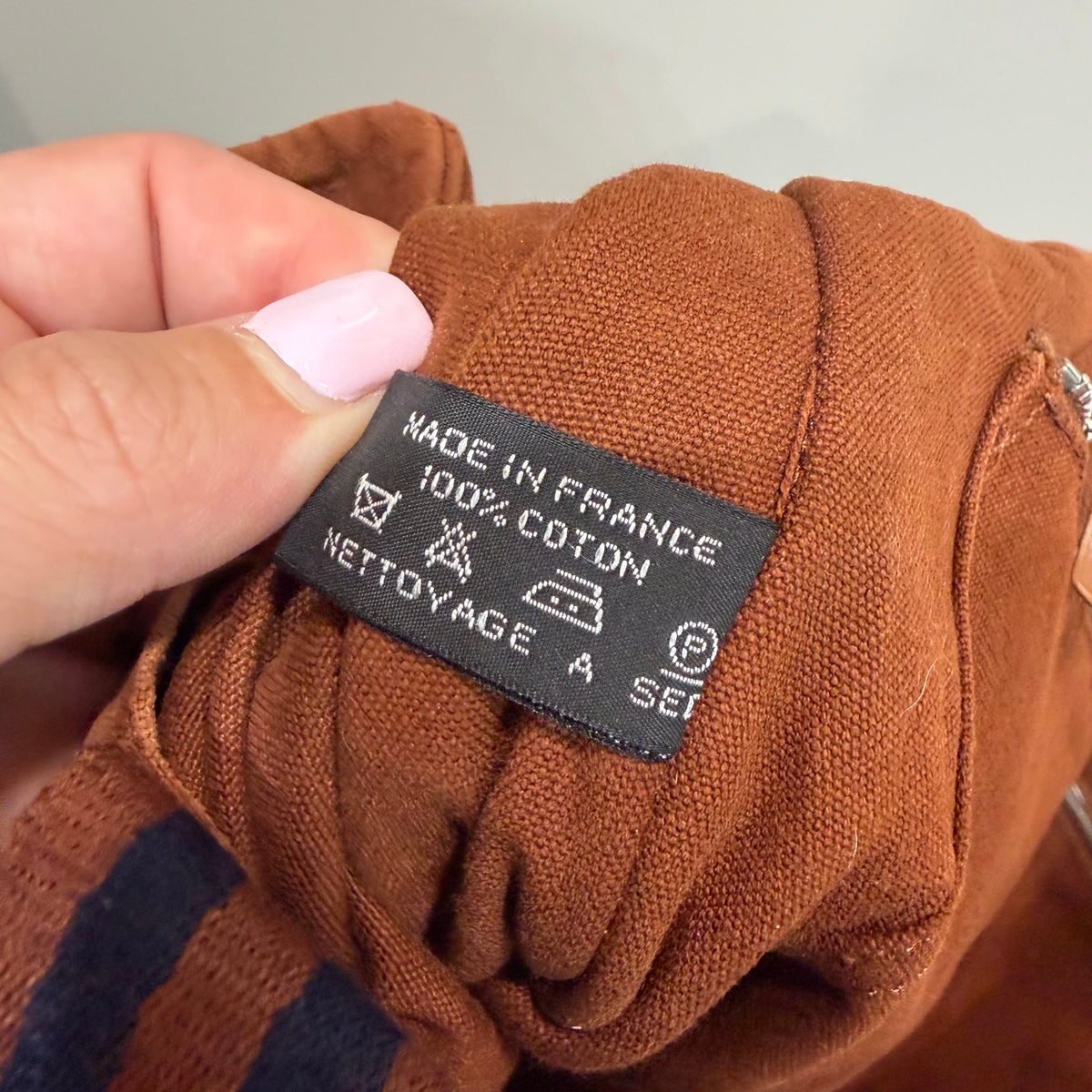 #103 HERMES Brown Tote