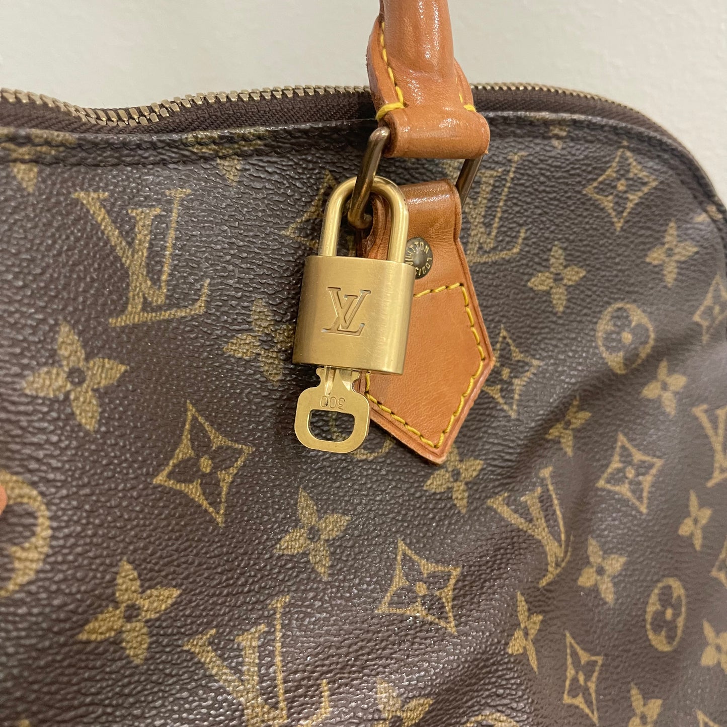 SOLD! Louis Vuitton Monogram Alma with Lock & Key