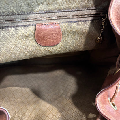 8876 GUCCI Double Pocket Brown Backpack