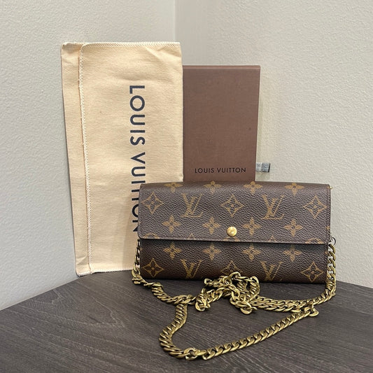 SOLD! Louis Vuitton Monogram Wallet on Chain