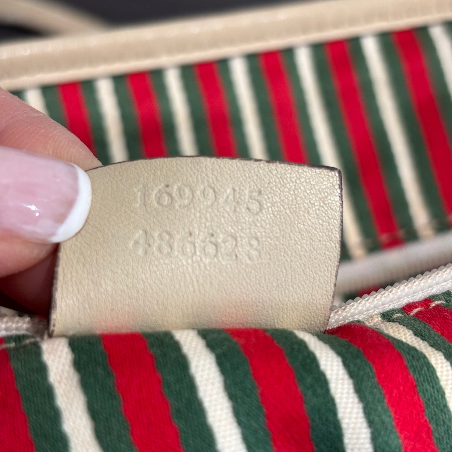 8879 GUCCI Brown Canvas Tote