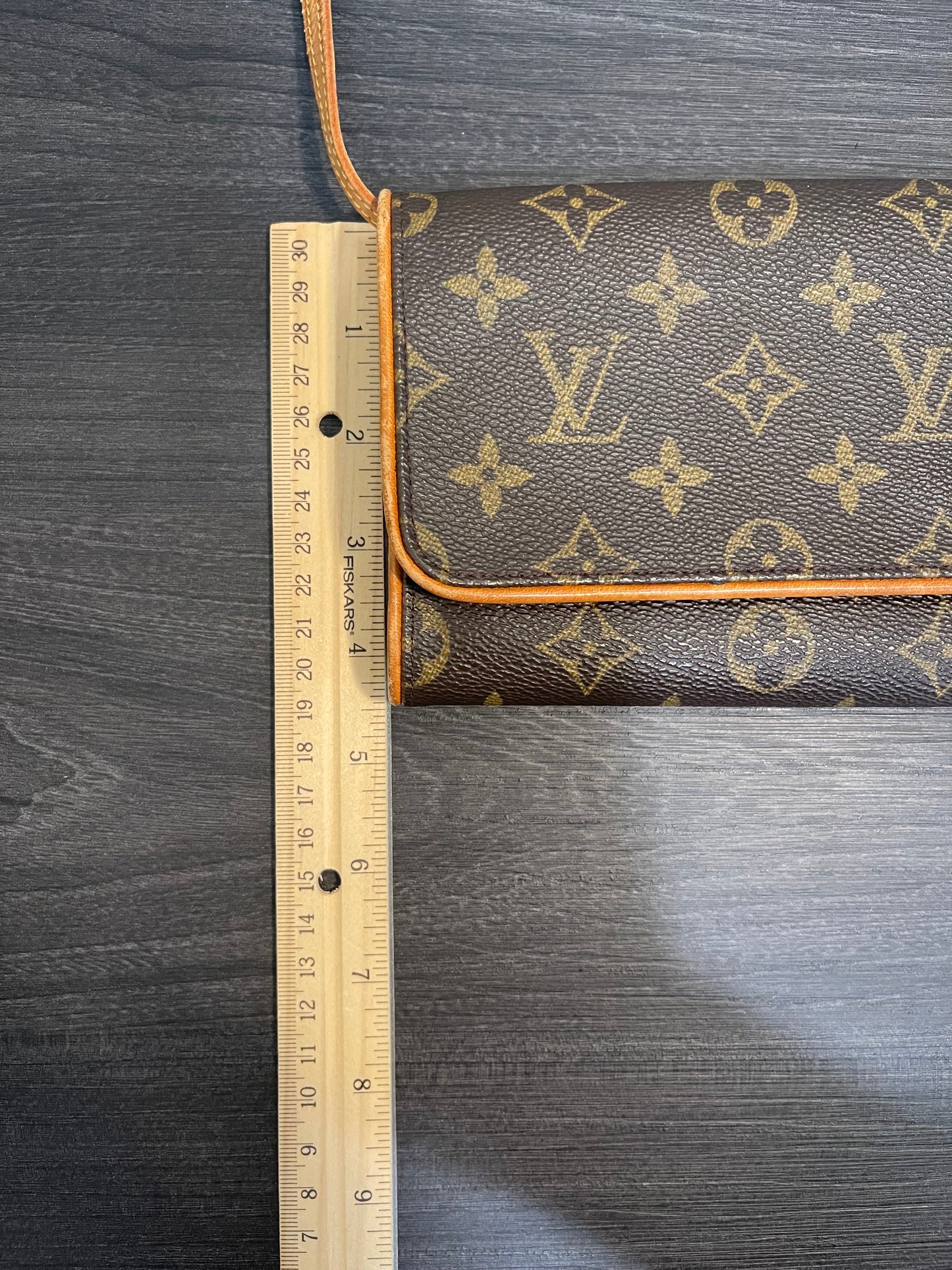 SOLD! Louis Vuitton Monogram Pochette Twin GM