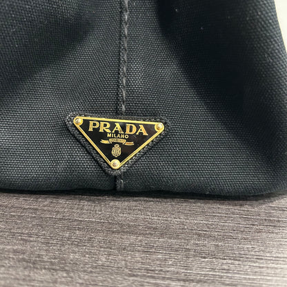 CLEARANCE #840 PRADA Canapa Large Tote (Black)